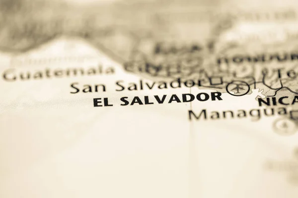 Salvador Mapa — Foto de Stock