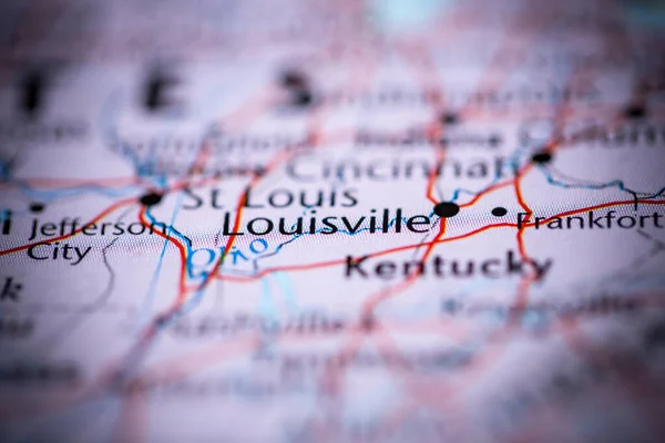 Louisville Abd Haritada — Stok fotoğraf