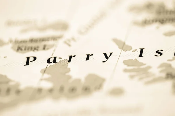 Parry Canadá Mapa — Foto de Stock