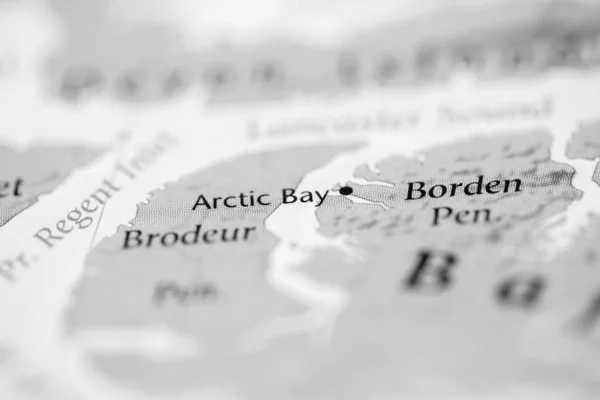 Арктична Затока Канада Карті — стокове фото