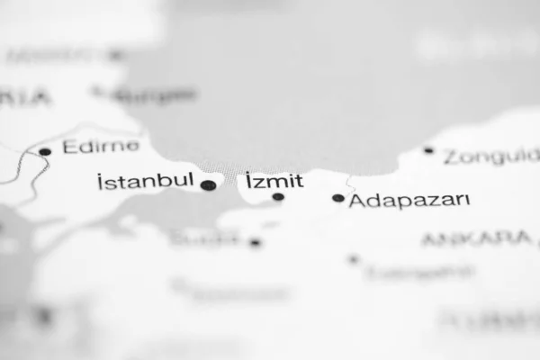 Izmit Turquia Mapa — Fotografia de Stock