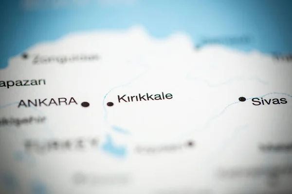 Kirikkale Turquía Mapa — Foto de Stock