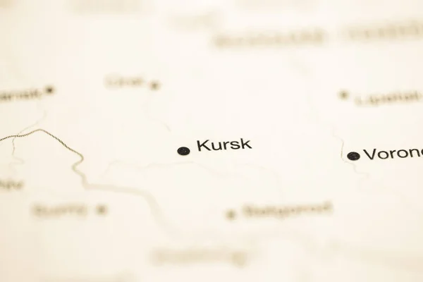 Kursk Russian Federation Map — Stock Photo, Image