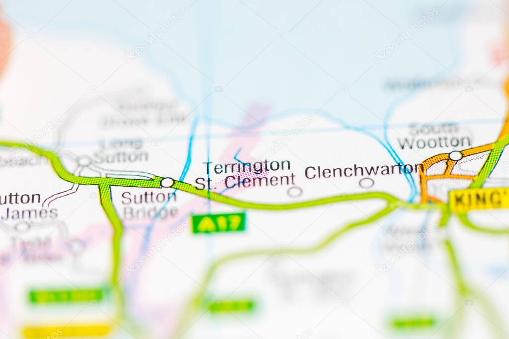 Terrington St. Clement. United Kingdom on the map