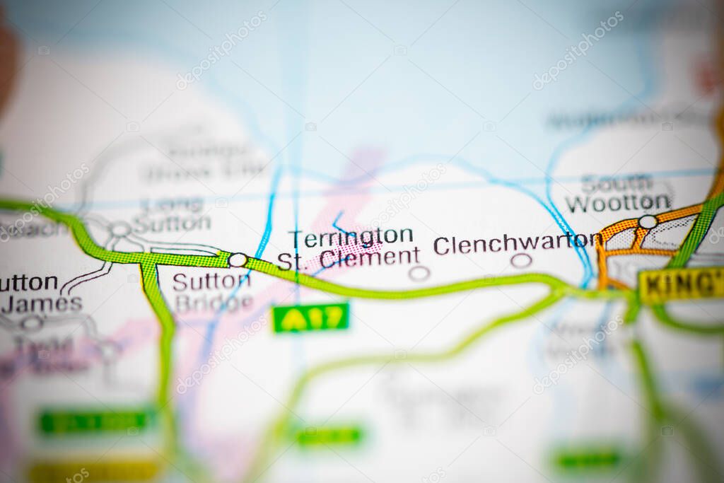 Terrington St. Clement. United Kingdom on the map