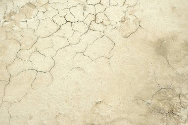 Bej arka plan. Toprak kuraklıktan çatlamış. Kuraklık. kopyalama alanı. Çalışma veya metin sunumu için arkaplan