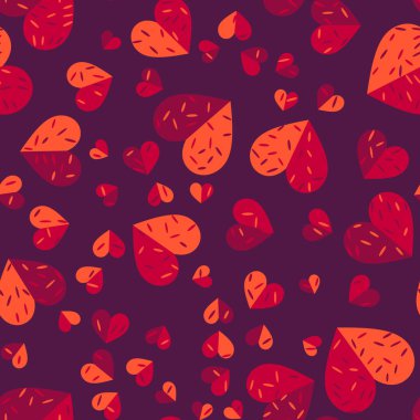 Kalpleri olan kusursuz soyut desen. Kumaş, ambalaj, tekstil, duvar kâğıdı ve giysi için yaratıcı çocuk dokusu. Vektör illüstrasyonu.