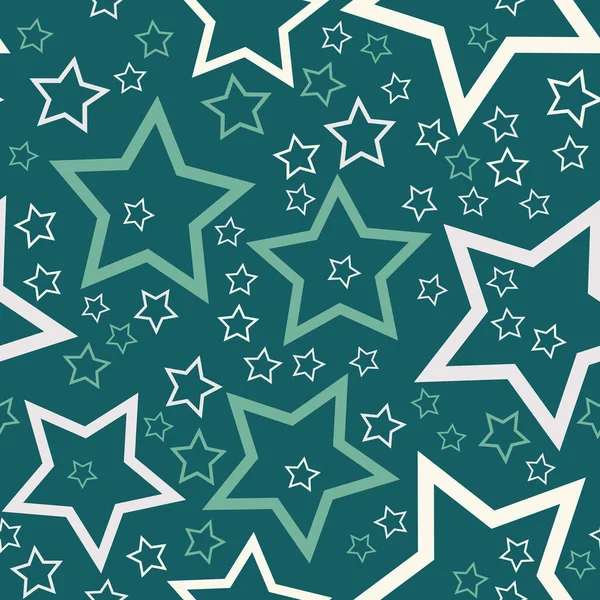 Patrón Abstracto Sin Costuras Con Estrellas Textura Creativa Para Niños — Vector de stock