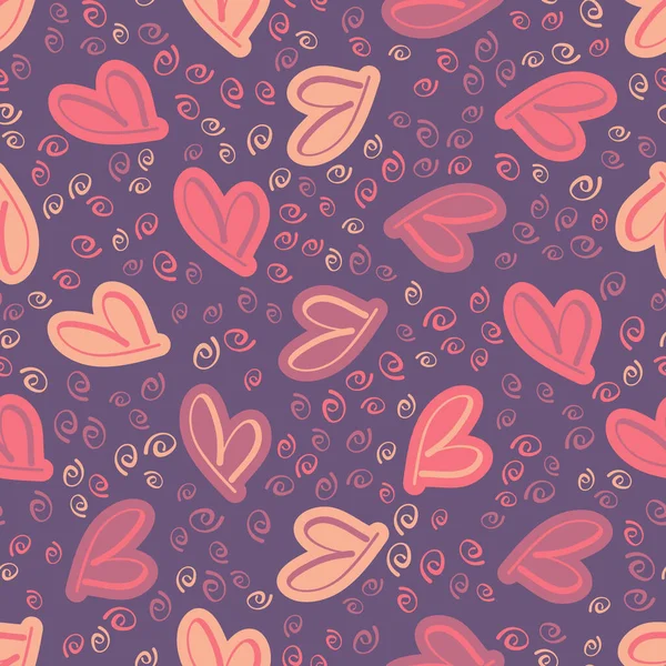 Soyut vektör pürüzsüz desen - geometrik şekilli ve çizilmiş çizgileri olan çocuksu stil minimalist tasarım. El çizimi şirin illüstrasyon