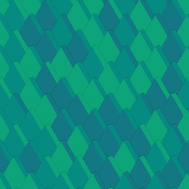 Sevimli renkli geometrik, üçgensiz şablon vektör arkaplanı.