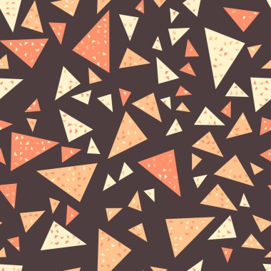 Kusursuz soyut geometrik desen. Kumaş, ambalaj, tekstil, duvar kâğıdı ve giysi için yaratıcı çocuk dokusu. Vektör illüstrasyonu.