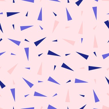 Kusursuz soyut geometrik desen. Kumaş, ambalaj, tekstil, duvar kâğıdı ve giysi için yaratıcı çocuk dokusu. Vektör illüstrasyonu.
