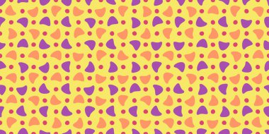 Kusursuz soyut desen. Kumaş, ambalaj, tekstil, duvar kağıdı ve giysi için yaratıcı doku. Vektör çizimi. Renkli arkaplan.