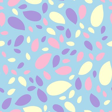 Kusursuz soyut desen. Kumaş, ambalaj, tekstil, duvar kağıdı ve giysi için yaratıcı doku. Vektör çizimi. Renkli arkaplan.