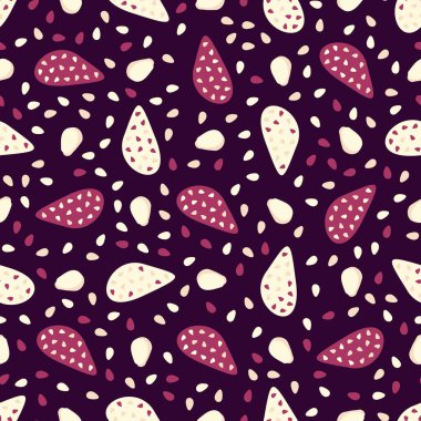 Kusursuz soyut desen. Kumaş, ambalaj, tekstil, duvar kağıdı ve giysi için yaratıcı doku. Vektör çizimi. Renkli arkaplan.