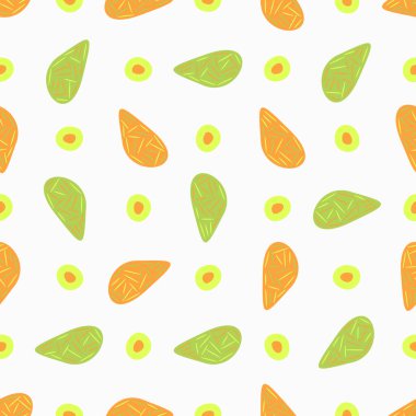 Kusursuz soyut desen. Kumaş, ambalaj, tekstil, duvar kağıdı ve giysi için yaratıcı doku. Vektör çizimi. Renkli arkaplan.