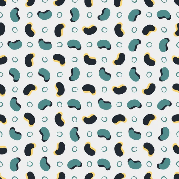 Kusursuz soyut desen. Kumaş, ambalaj, tekstil, duvar kağıdı ve giysi için yaratıcı doku. Vektör çizimi. Renkli arkaplan.