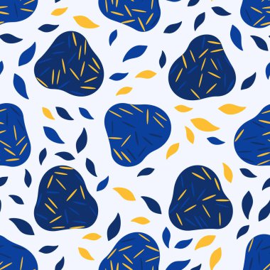 Kusursuz soyut desen. Kumaş, ambalaj, tekstil, duvar kağıdı ve giysi için yaratıcı doku. Vektör çizimi. Renkli arkaplan.