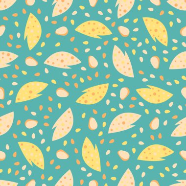 Kusursuz soyut desen. Kumaş, ambalaj, tekstil, duvar kağıdı ve giysi için yaratıcı doku. Vektör çizimi. Renkli arkaplan.