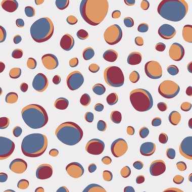 Kusursuz soyut desen. Kumaş, ambalaj, tekstil, duvar kağıdı ve giysi için yaratıcı doku. Vektör çizimi. Renkli arkaplan.