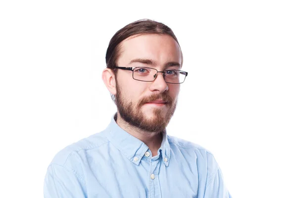 Bearded man in shirt — Stock Photo, Image