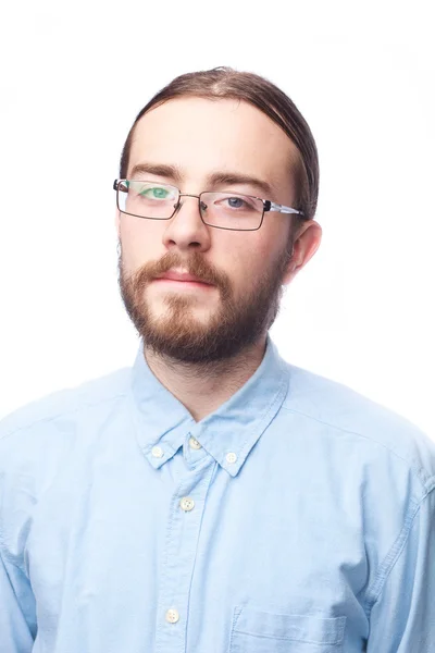 Bearded man in shirt — Stock Photo, Image