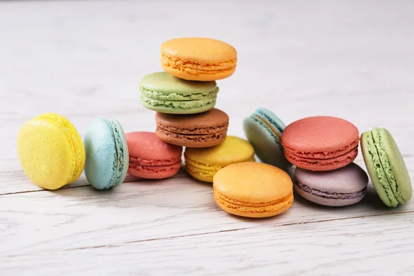 Macaroons on table — Stock Photo, Image