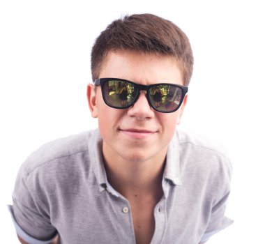 Sunglases genç adam