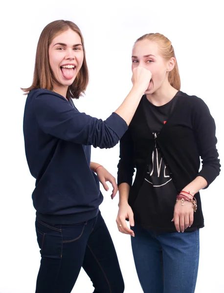 Junge Mädchen haben Spaß — Stockfoto