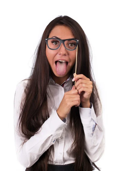 Schöne Studentin — Stockfoto