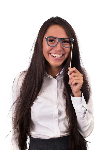 Schöne Studentin — Stockfoto