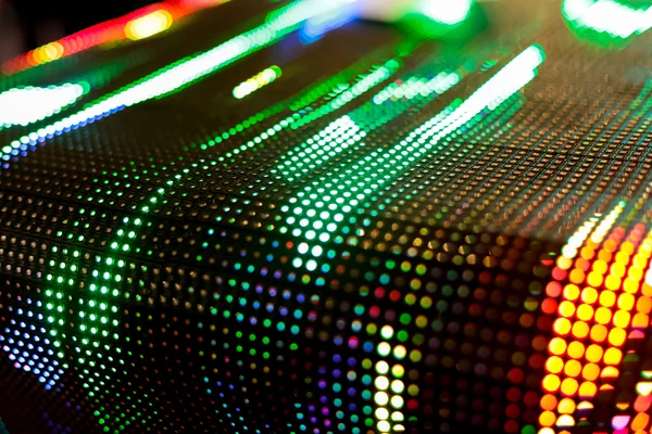 Világos zöld színű LED-es smd fal hajlított — Stock Fotó