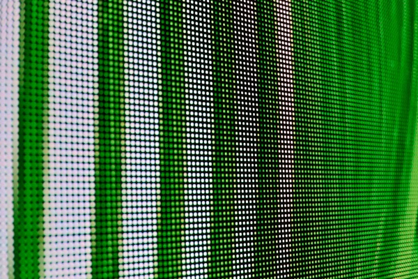 明るい色の緑と白の Led smd 画面 — ストック写真