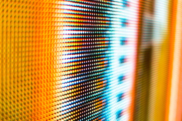 Parede de vídeo LED com alto padrão saturado — Fotografia de Stock