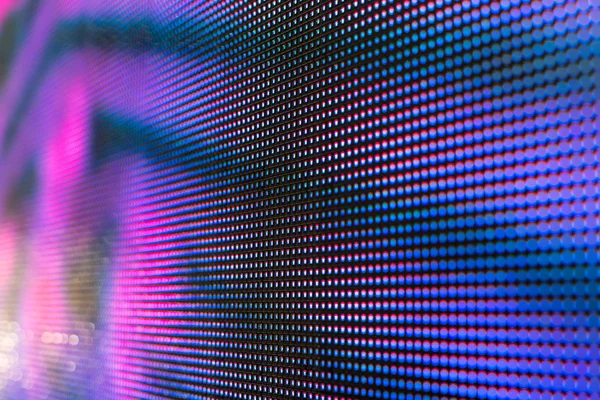 LED video wall with high saturated pattern — Stock Photo, Image