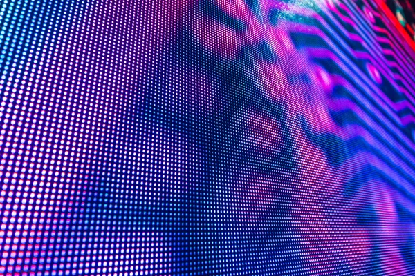 LED-Videowand mit hohem gesättigtem Muster — Stockfoto
