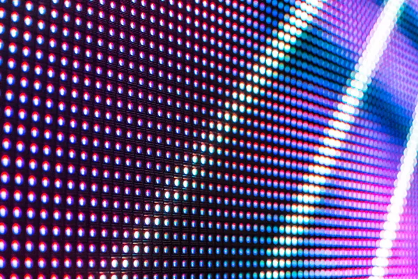 Videowall a LED con motivo saturo — Foto Stock