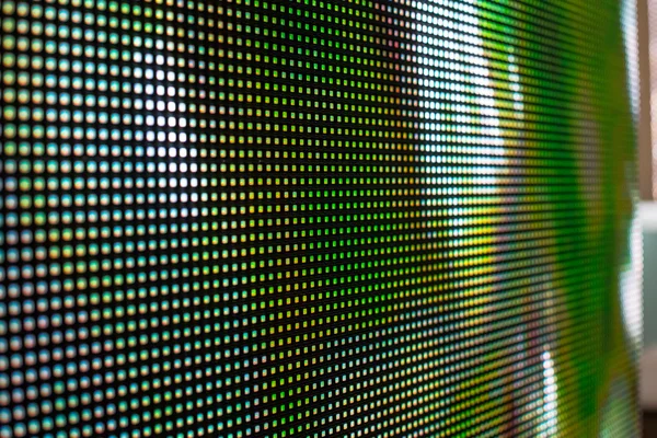 Grüne und weiße helle smd LED-Bildschirm — Stockfoto