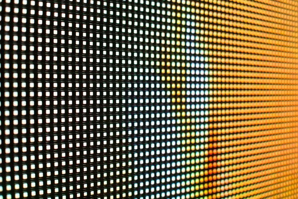 Yellow and white colored smd LED screen — Stock Photo, Image