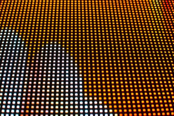 Yellow smd Led video wall — Stock Photo, Image