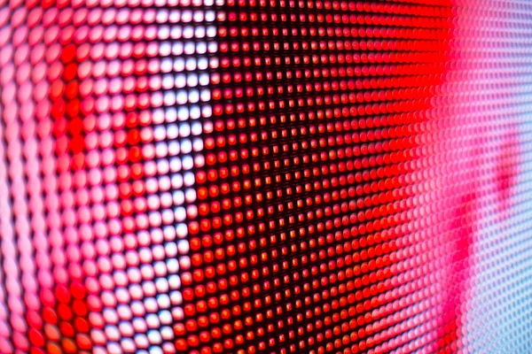 Rosa, vermelho e branco brilhante colorido LED smd scree — Fotografia de Stock