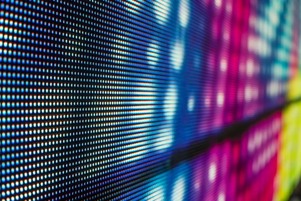 White dotted bright colored LED smd screen — Stock Photo, Image