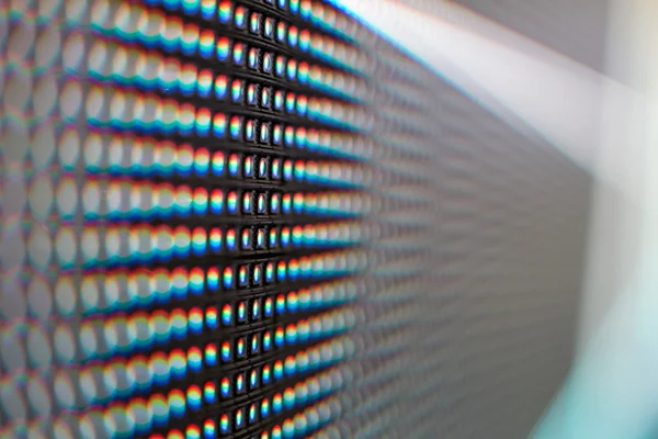 Extreme macro of grey colored LED smd screen — Stock Photo, Image