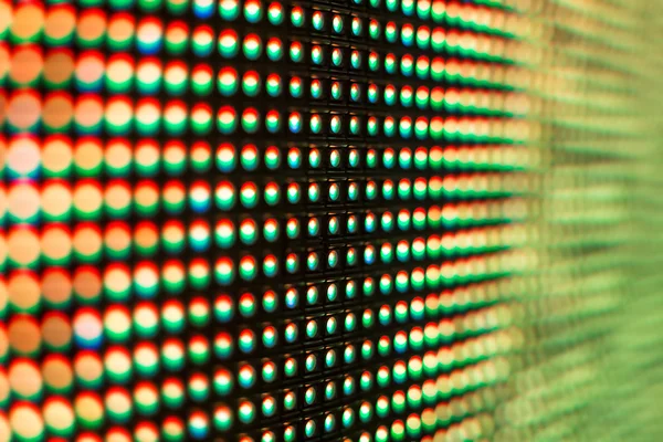 Luminoso colore giallo e rosso LED SMD schermo — Foto Stock
