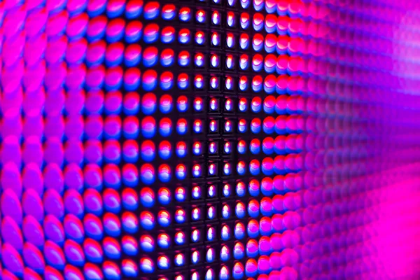 Luminoso schermo blu viola LED SMD — Foto Stock