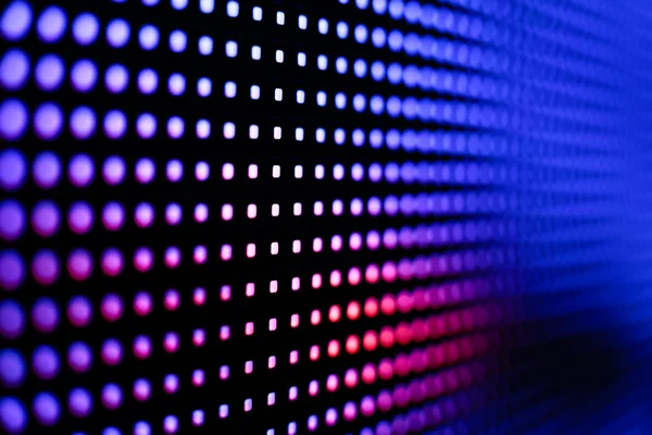 Színes mély kék és a piros LED-es smd képernyő — Stock Fotó