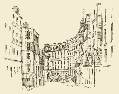 El sokakları Paris'te çekilmiş.