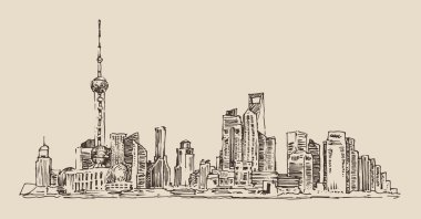 Shanghai şehir kroki