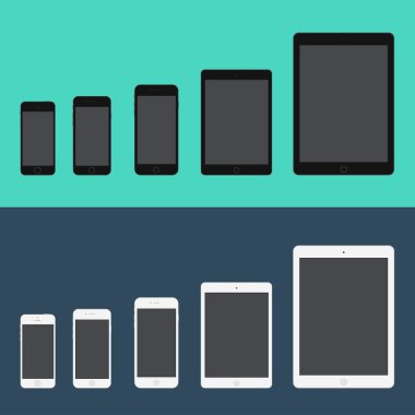 tablet ve telefon simgeleri