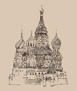 Cathedral of Vasily the Blessed clipart